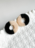 ✨Aretes Orión Negro-Crema