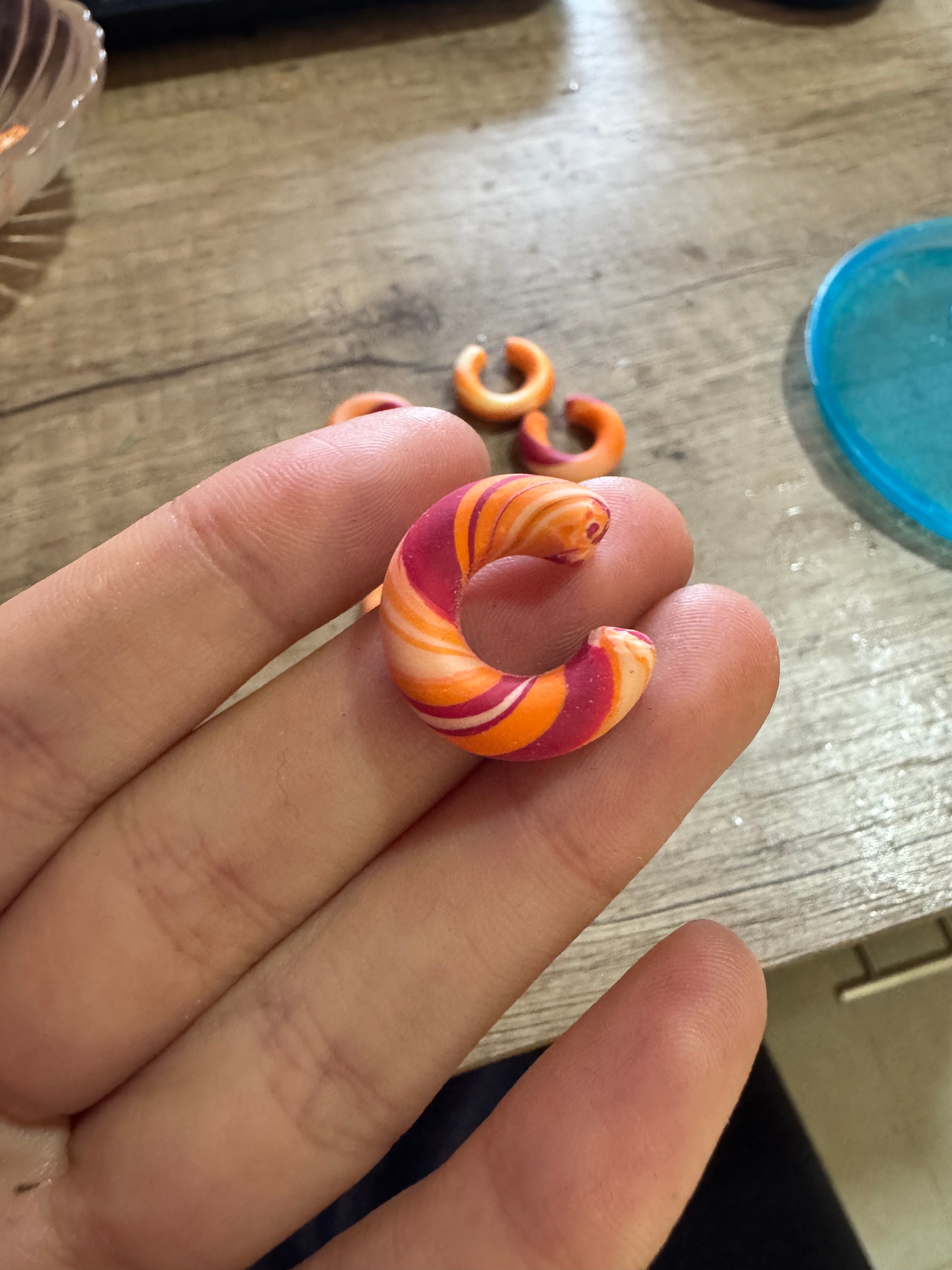 Swirl print | Ear cuff