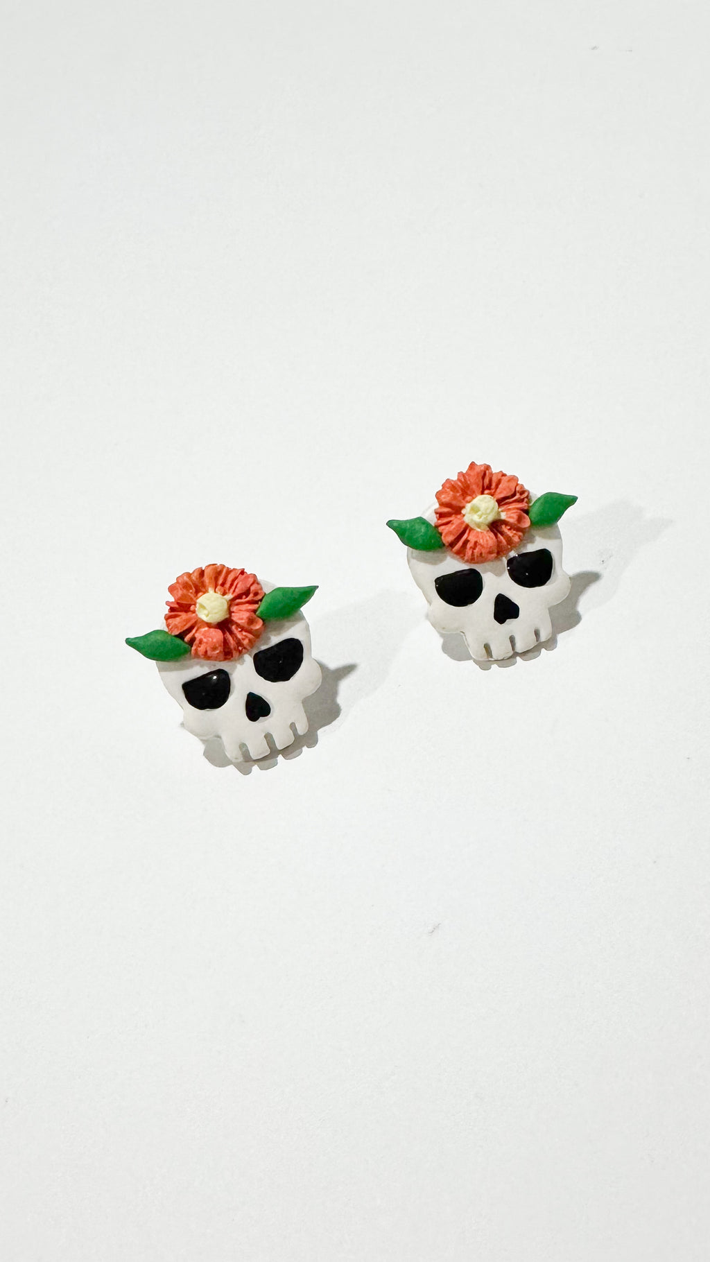🌸 Calaveras otoñales | Studs