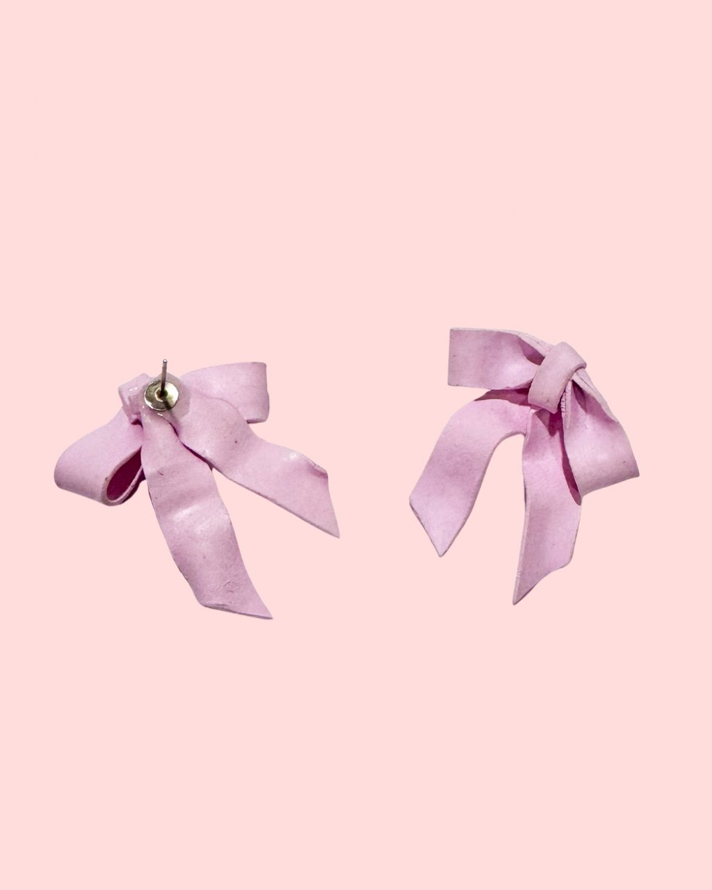 🌸Pinky bows | Studs
