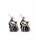Gato esqueleto | Aretes