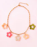✨Collar dorado de flores