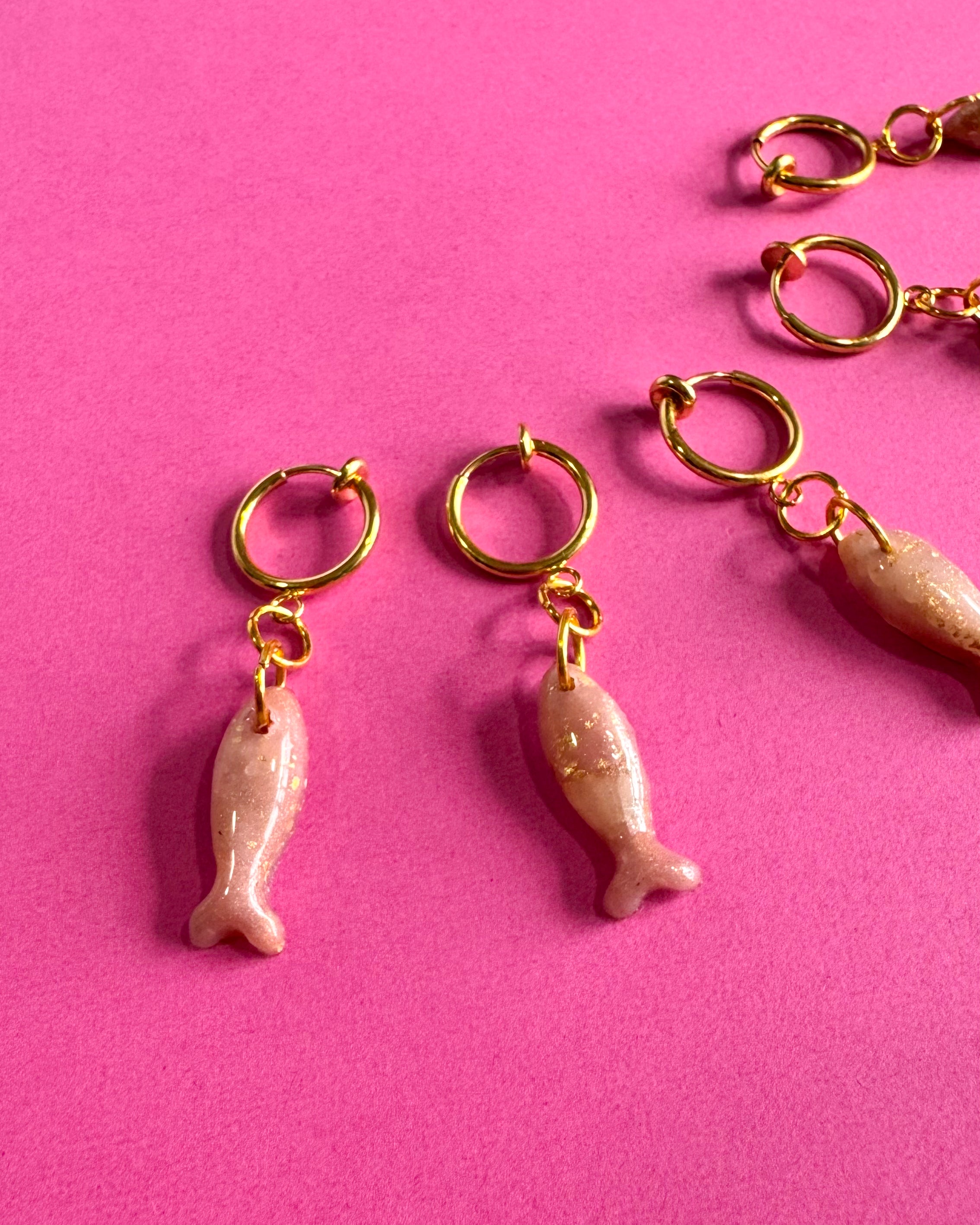 🌸 Pez rosa | Hoops