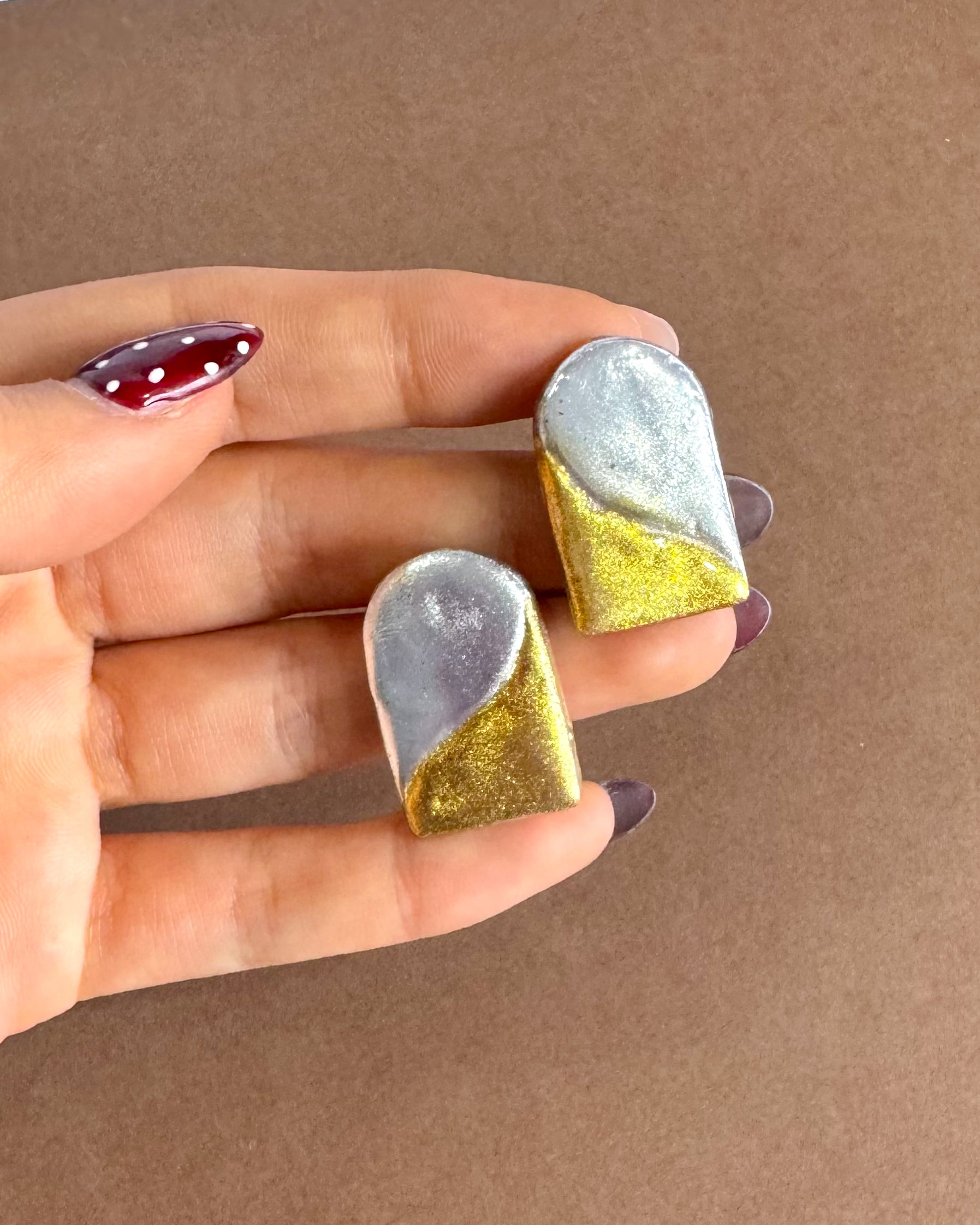 🌸 Gold & Silver | Studs