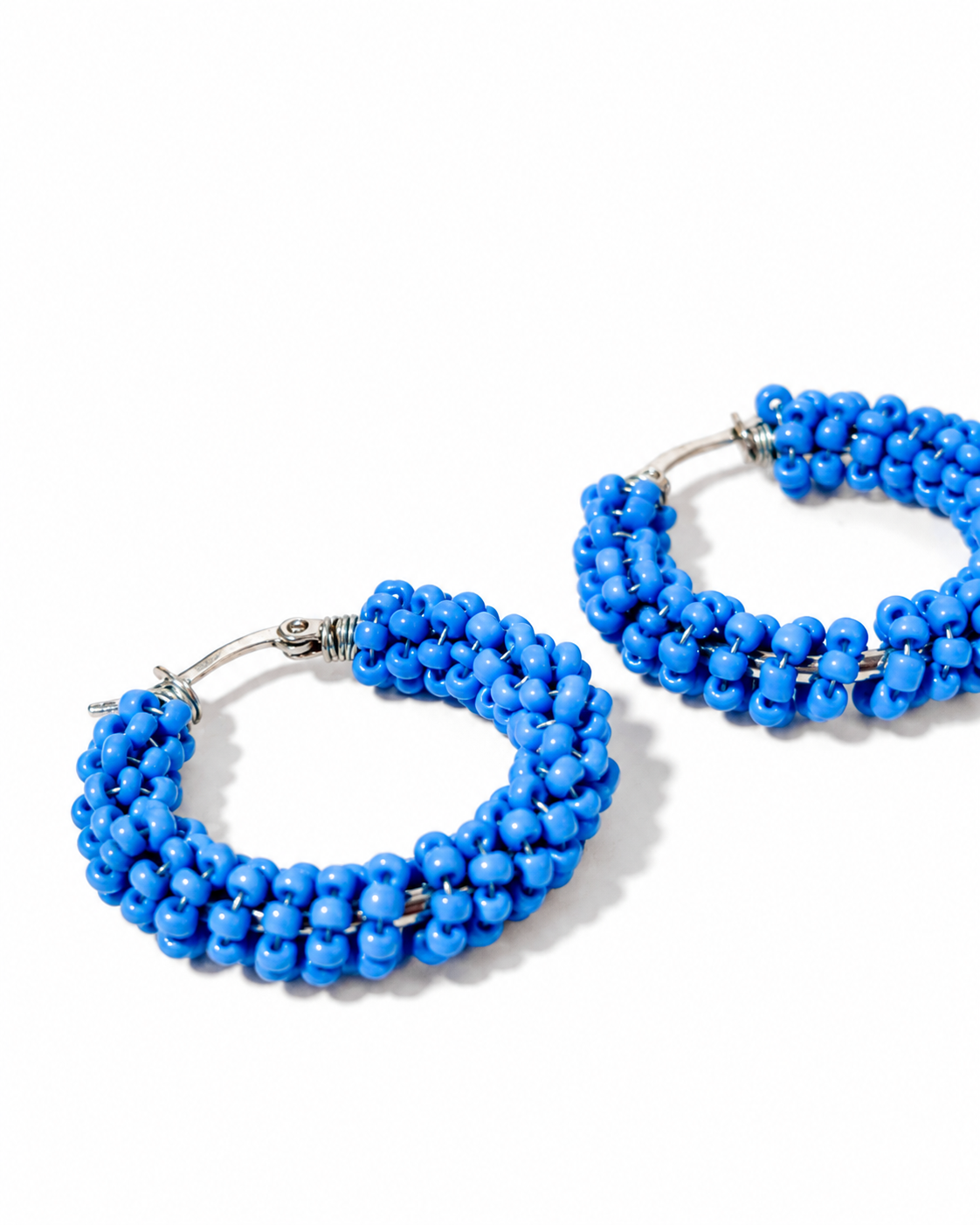 Blue hoops | Aretes