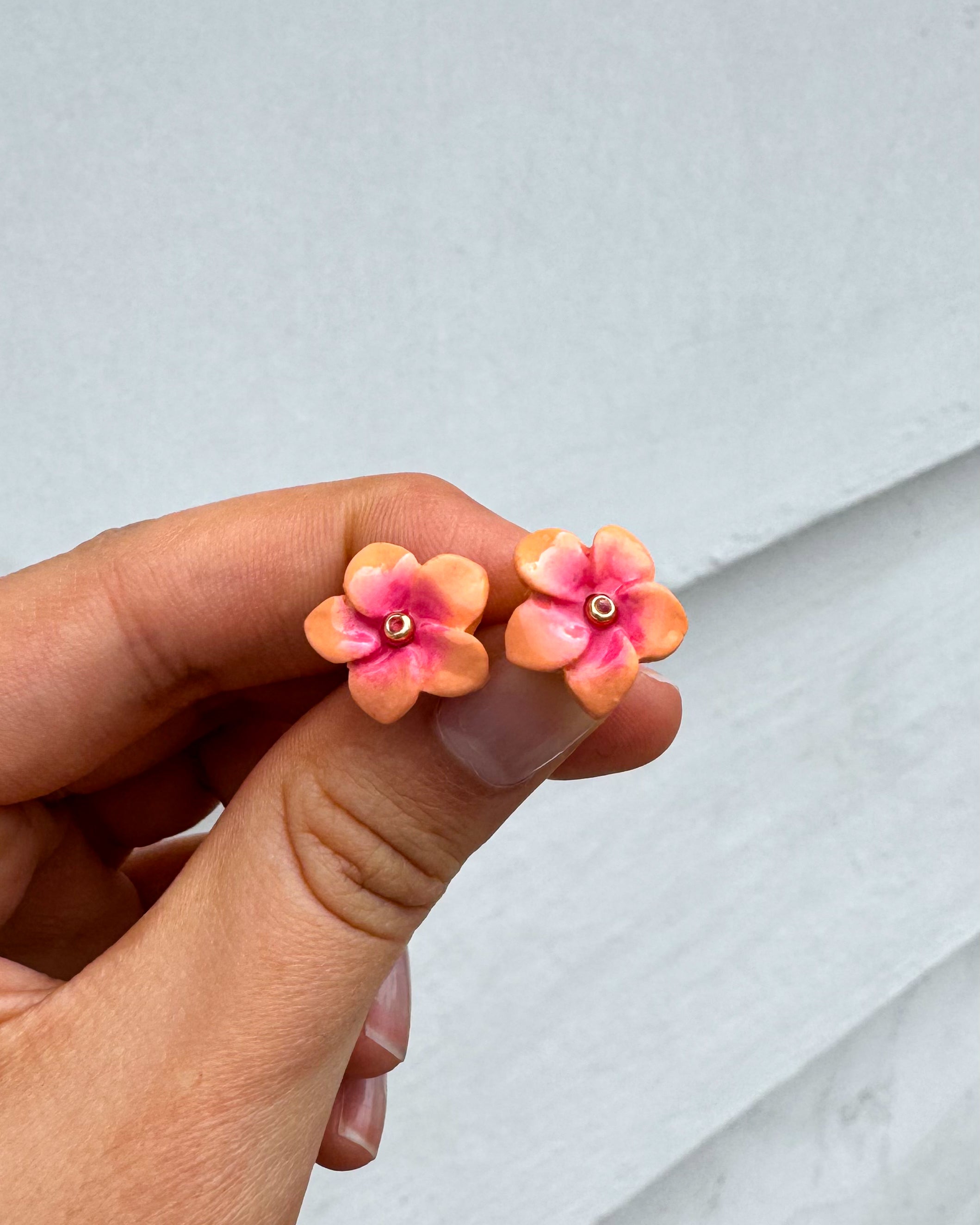 ✨Peachy vibes | Studs