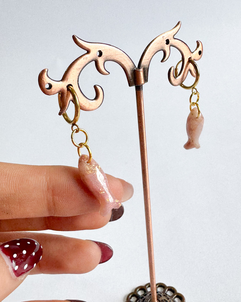 🌸 Pez rosa | Hoops