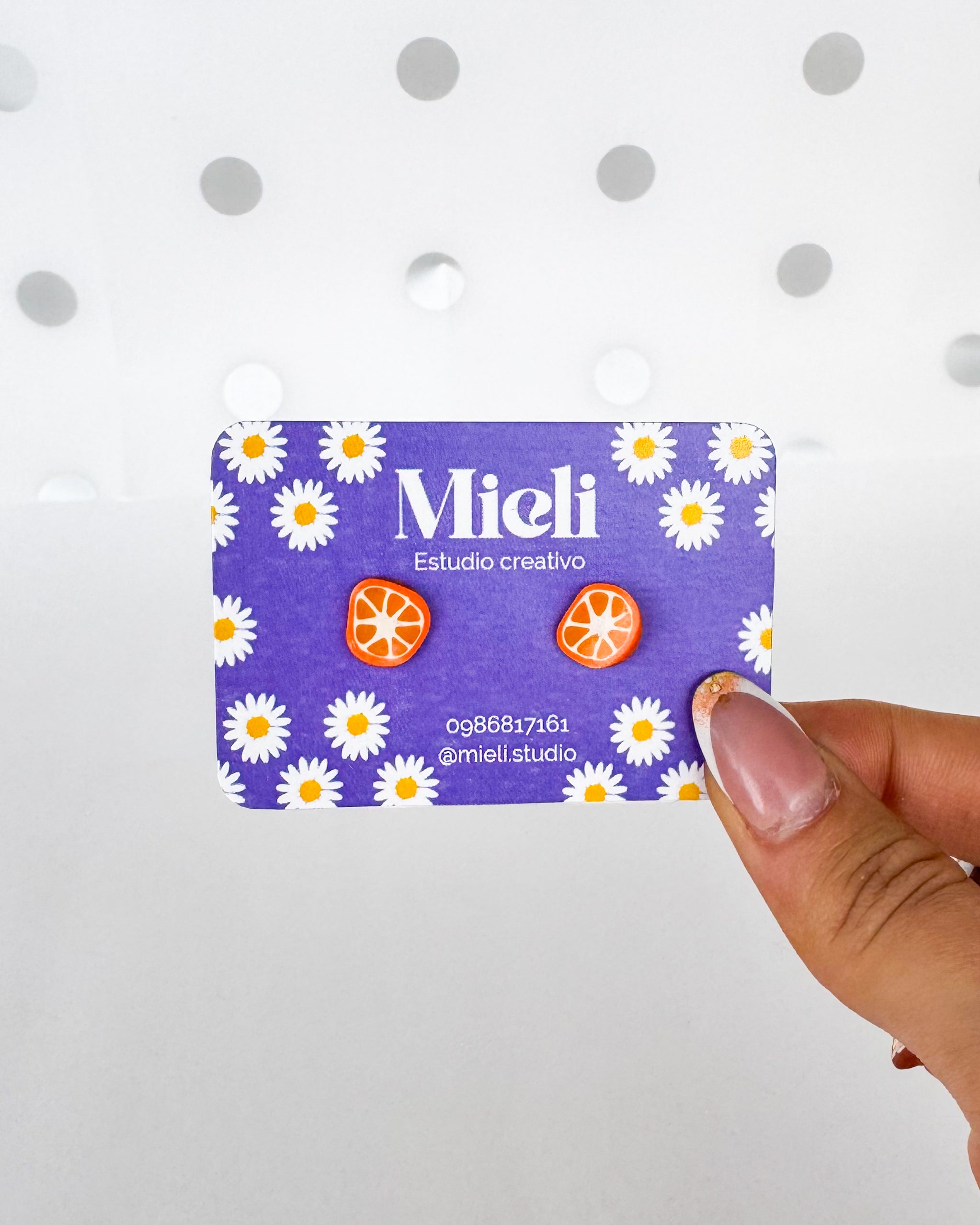 🌸 Mini naranjas | Studs