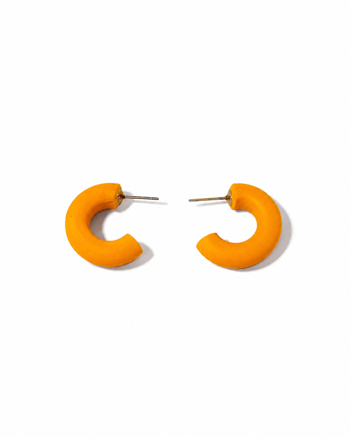 Orange hoops | Aretes