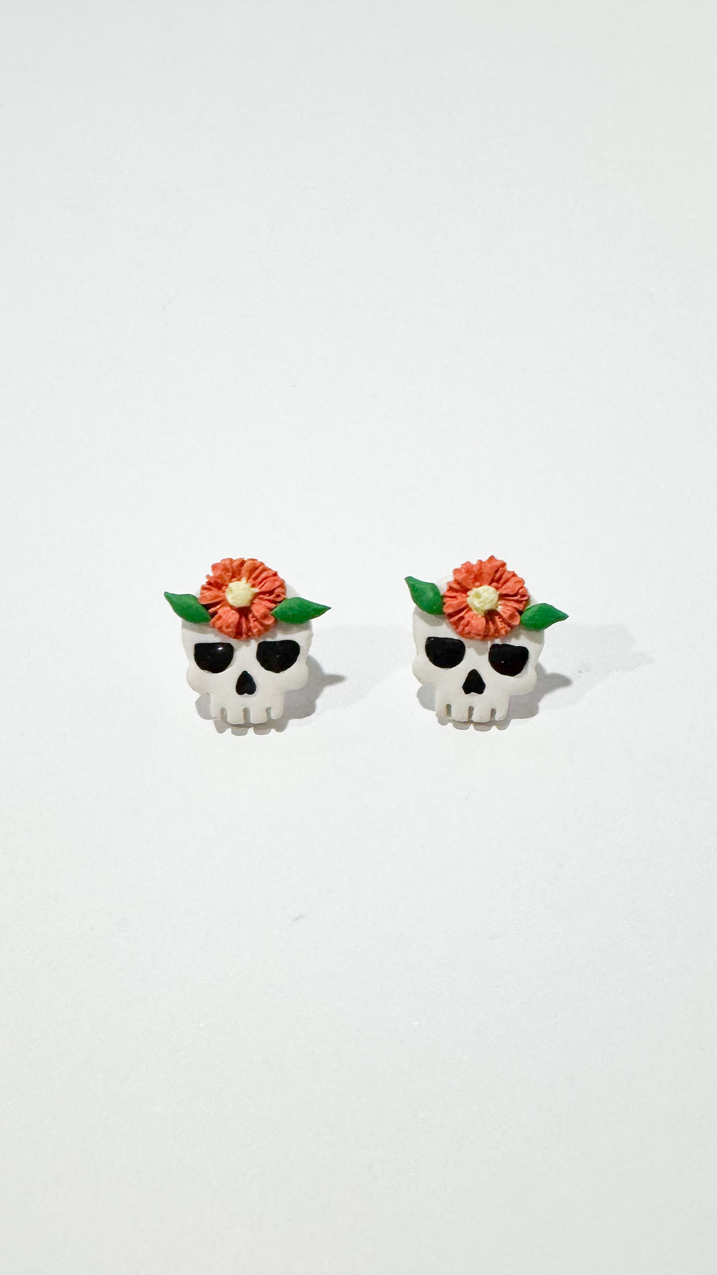 🌸 Calaveras otoñales | Studs