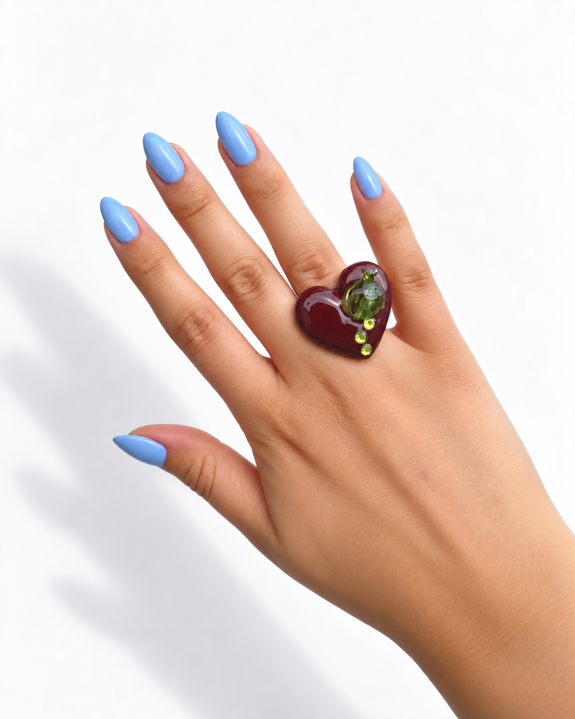 Anillo Matcha Corazón