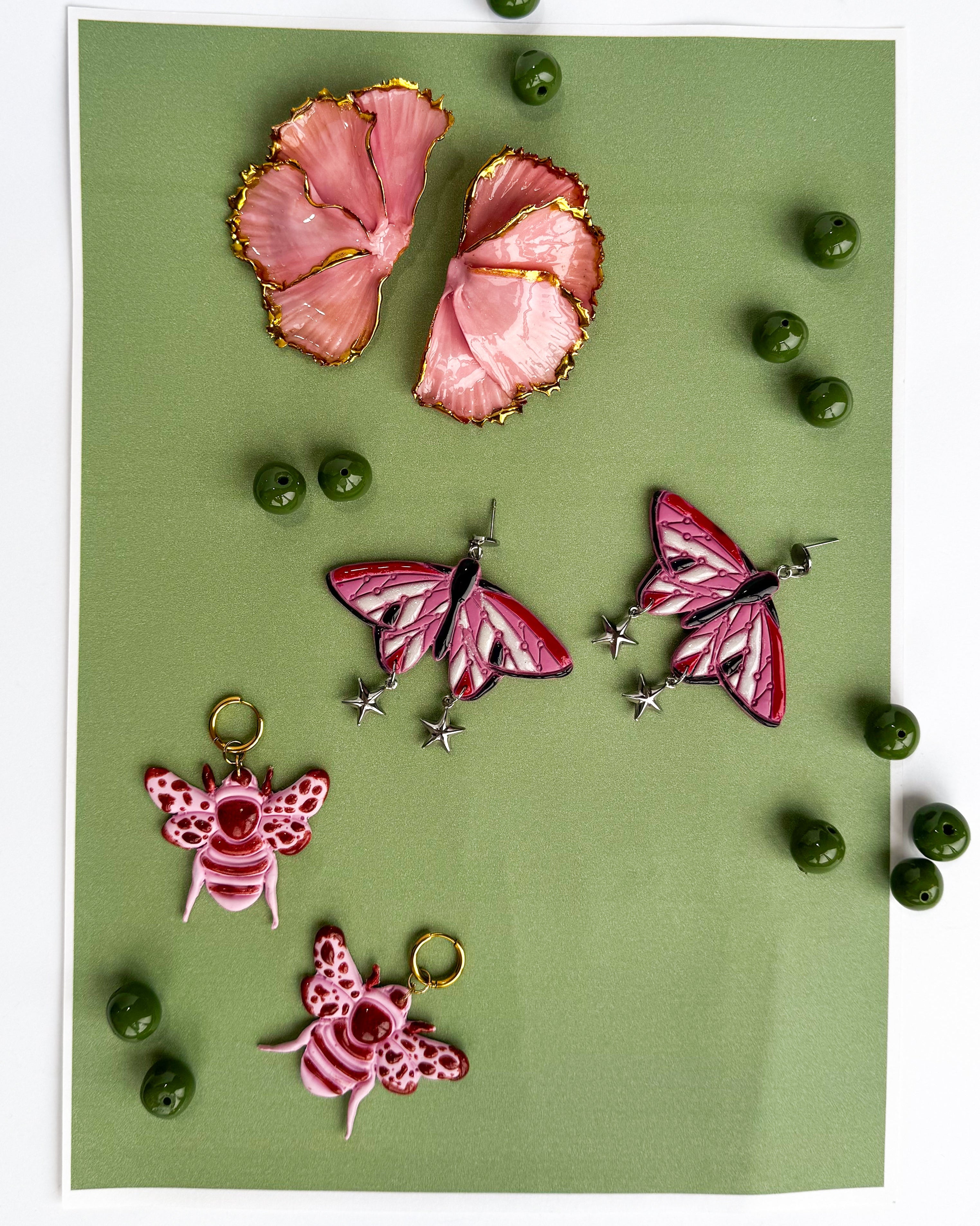 Aretes Felicity Rosa