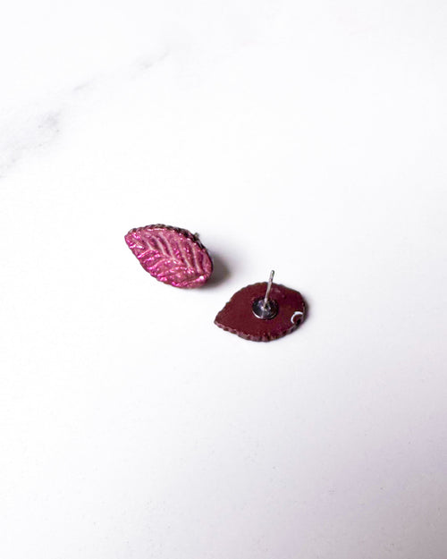 Hoja Café Aretes Mini