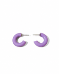 Lila Hoops | Aretes