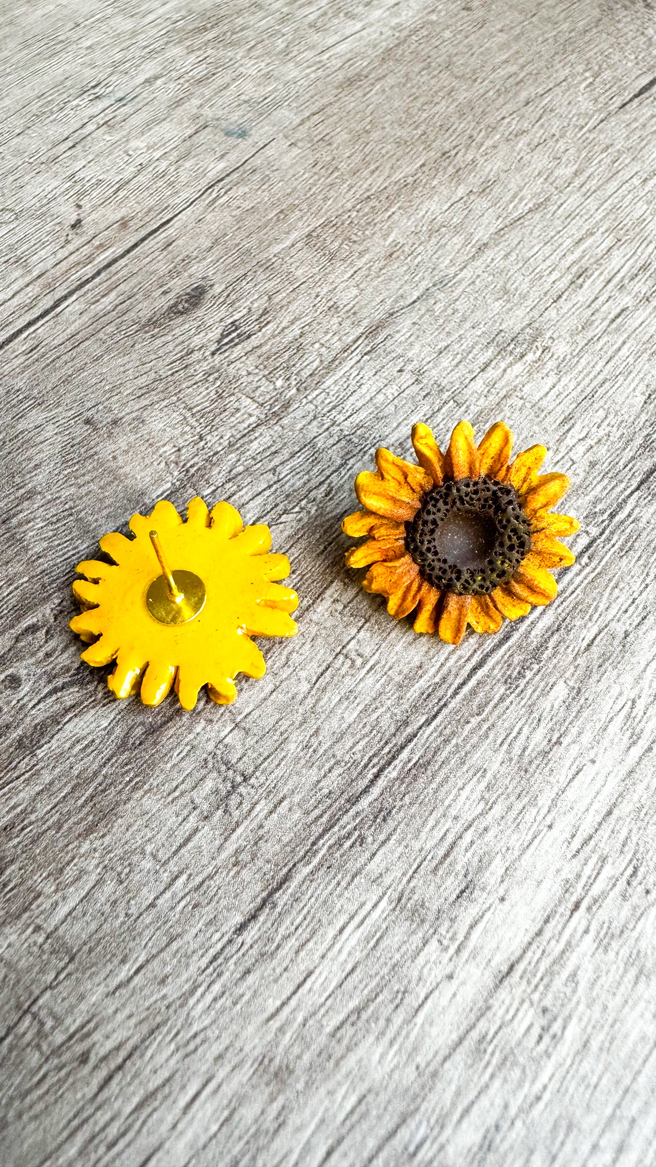 🌸 Girasoles | Aretes pequeños