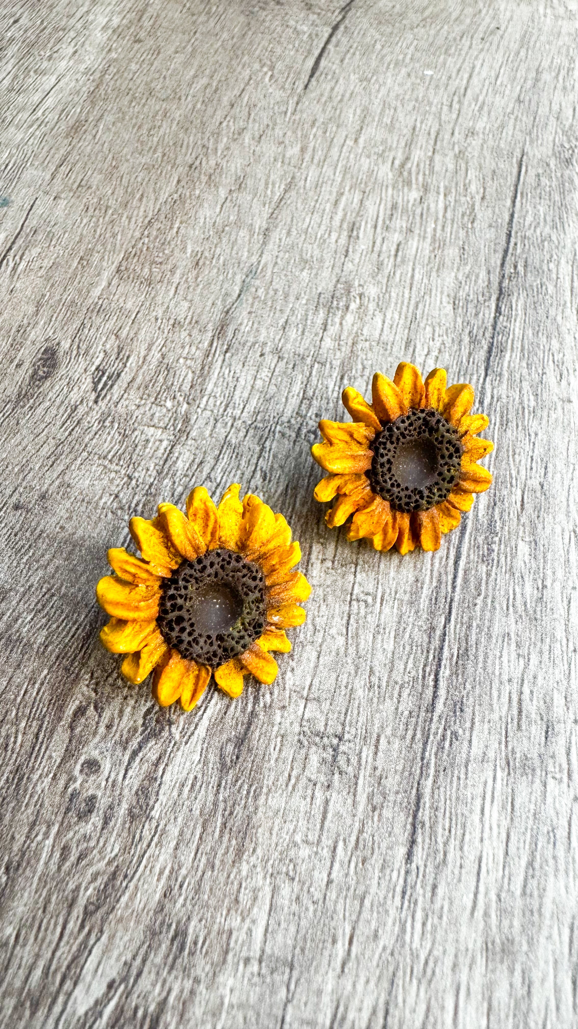🌸 Girasoles | Aretes pequeños