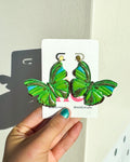 ✨Aretes Mariposa Verde