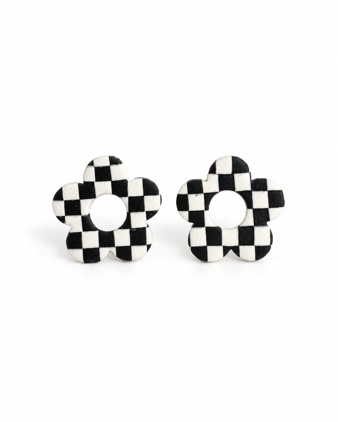 ✨Aretes Flor A Cuadros