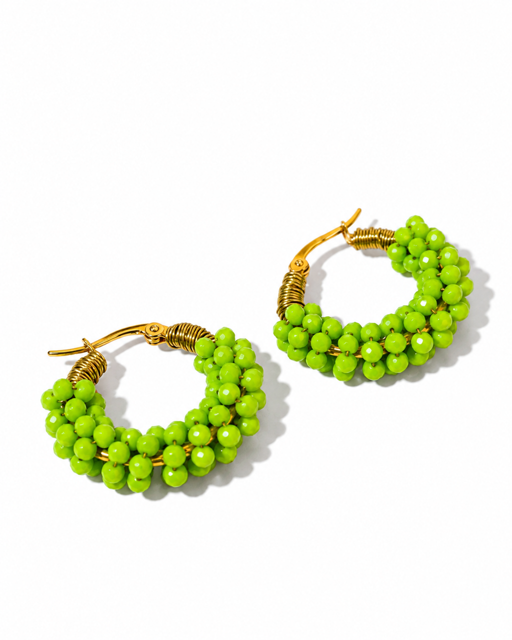 Green hoops | Aretes