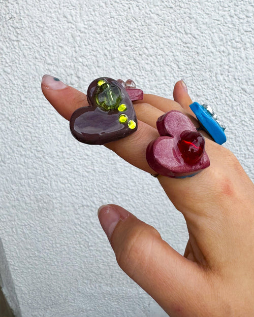 Anillo Matcha Corazón