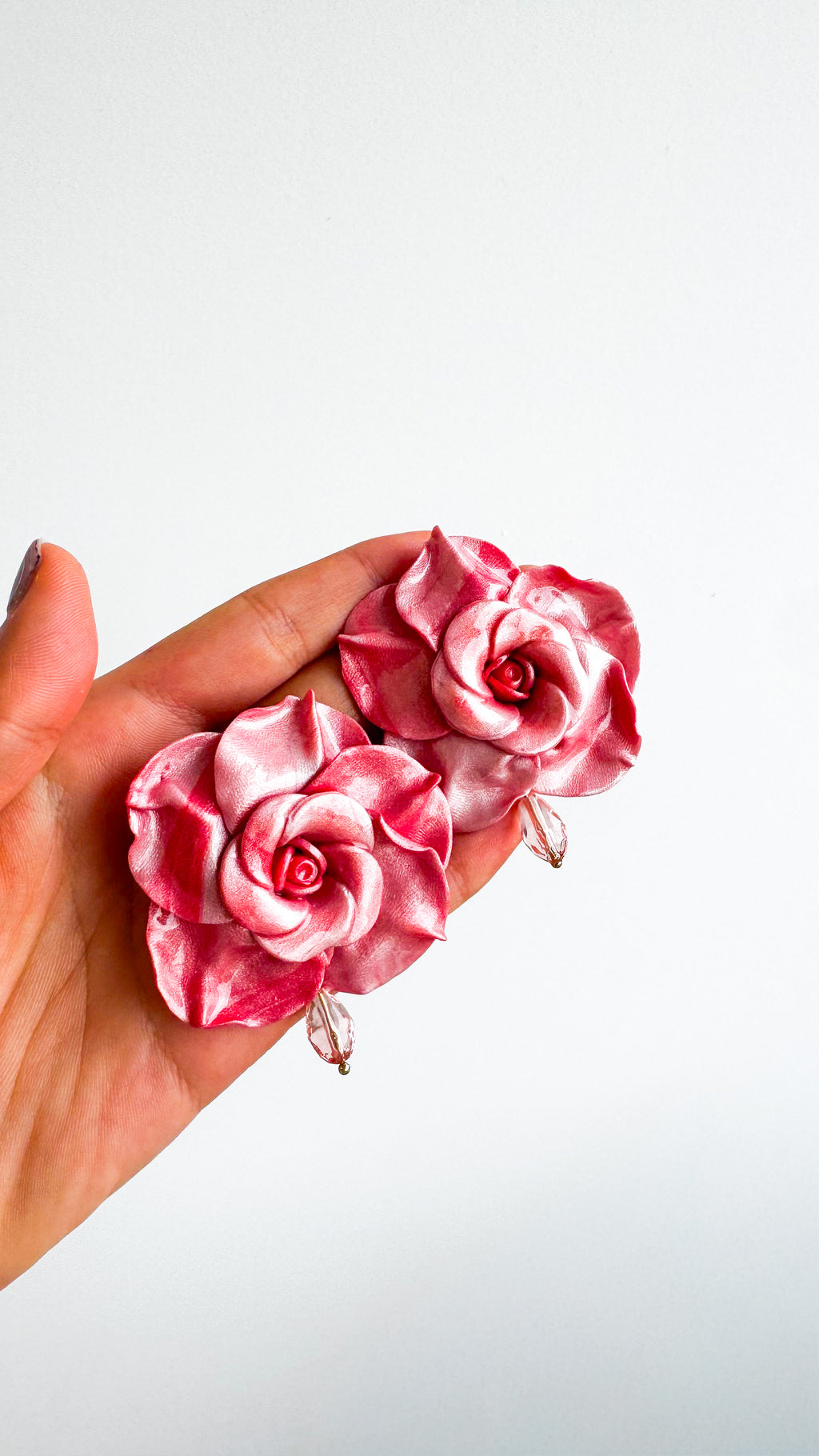 Aretes de rosa “Roselle”