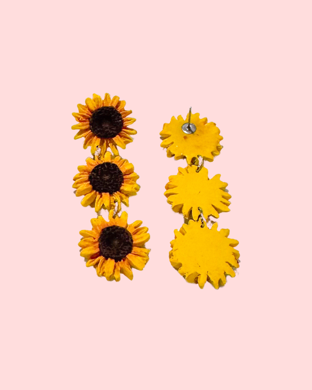 🌸 Girasoles salvajes | Aretes