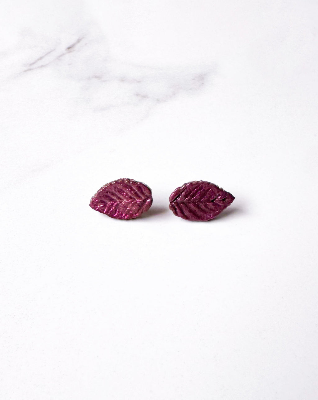 Hoja Café Aretes Mini