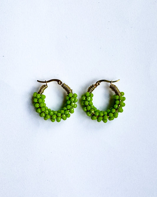 Beaded Hoops #3.5