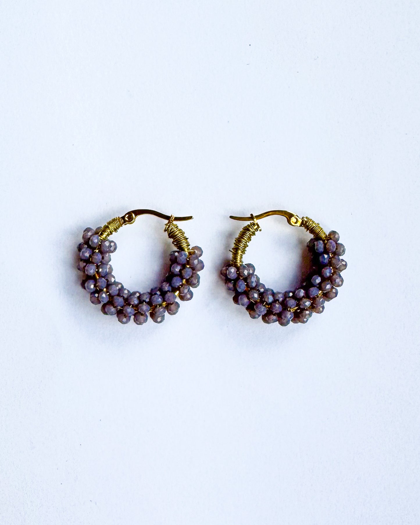 Beaded Hoops #3.5