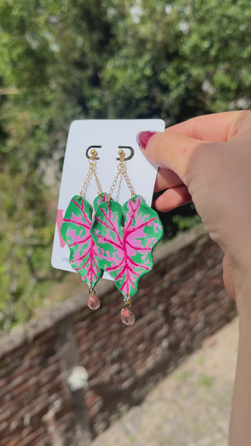 ✨ Aretes Verde Encanto