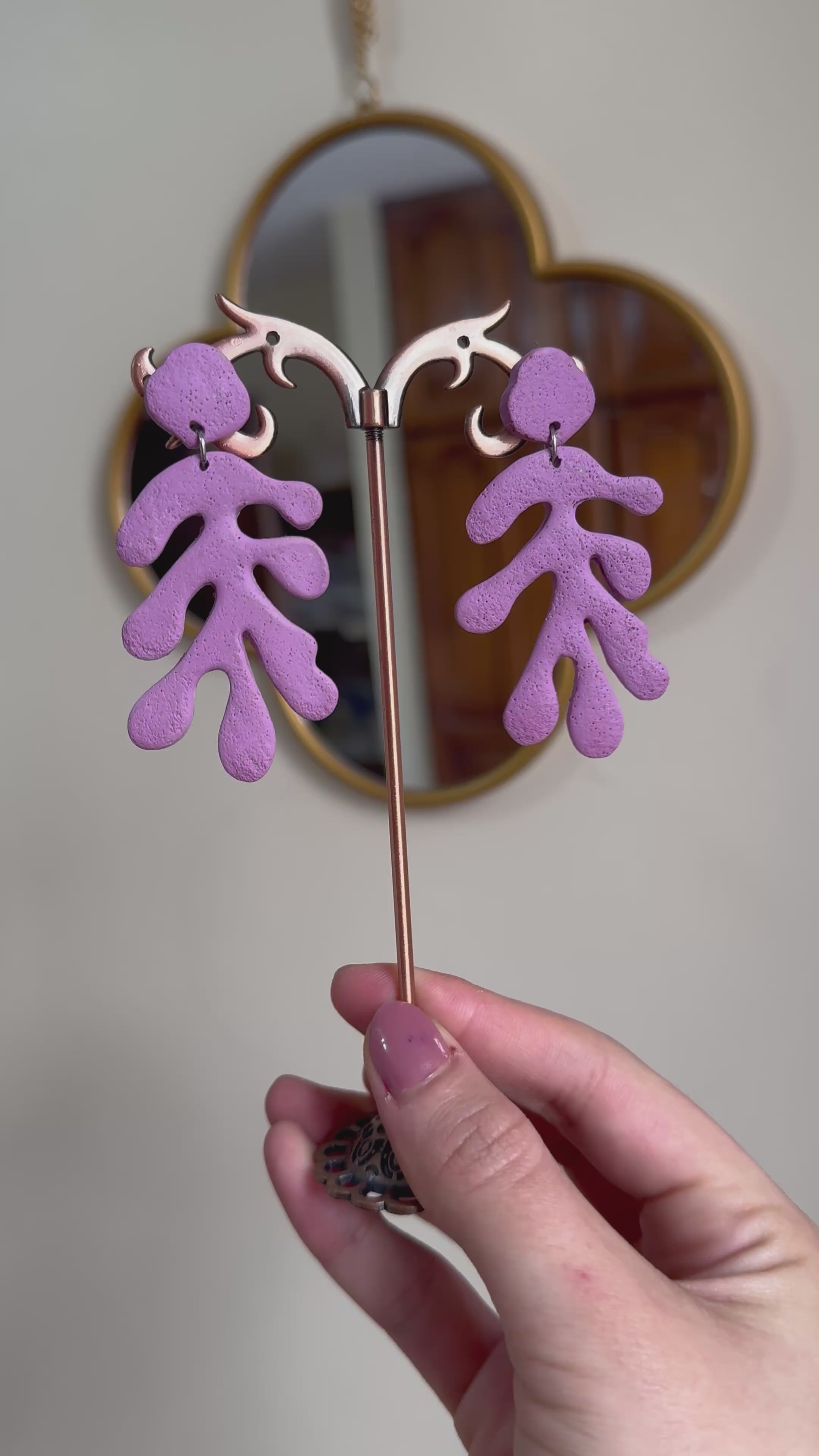 🌸 Coralia | Maxi aretes